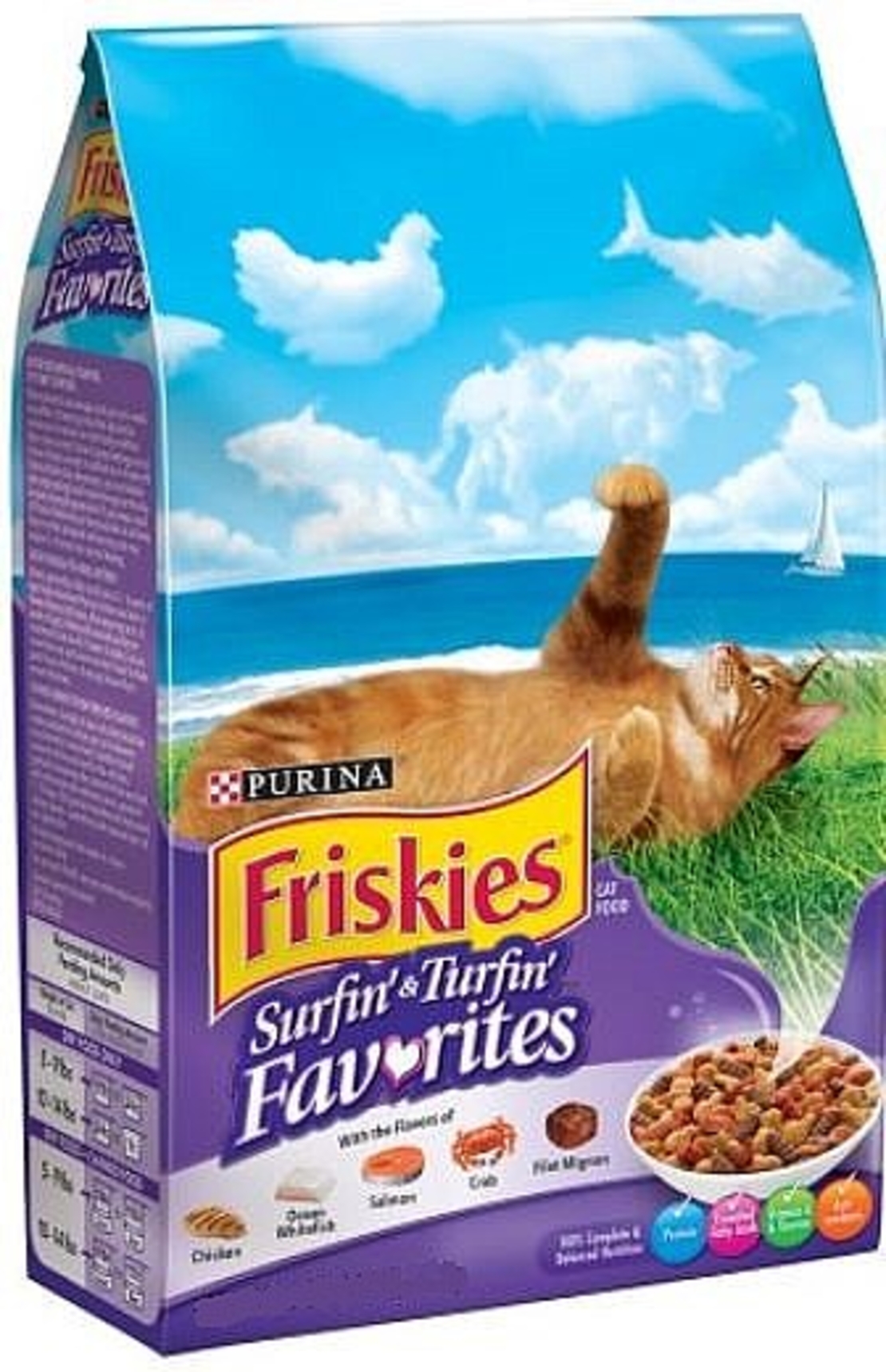 פריסקיז מעדני החתול Friskies (סגול) 7.26 ק
