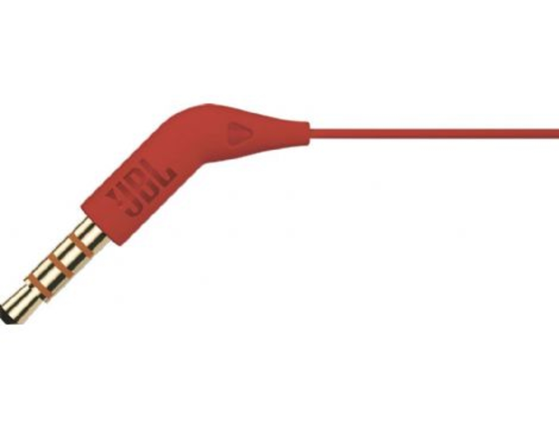 אוזניות IN EAR עם מיקרופון JBL T110 - אדום