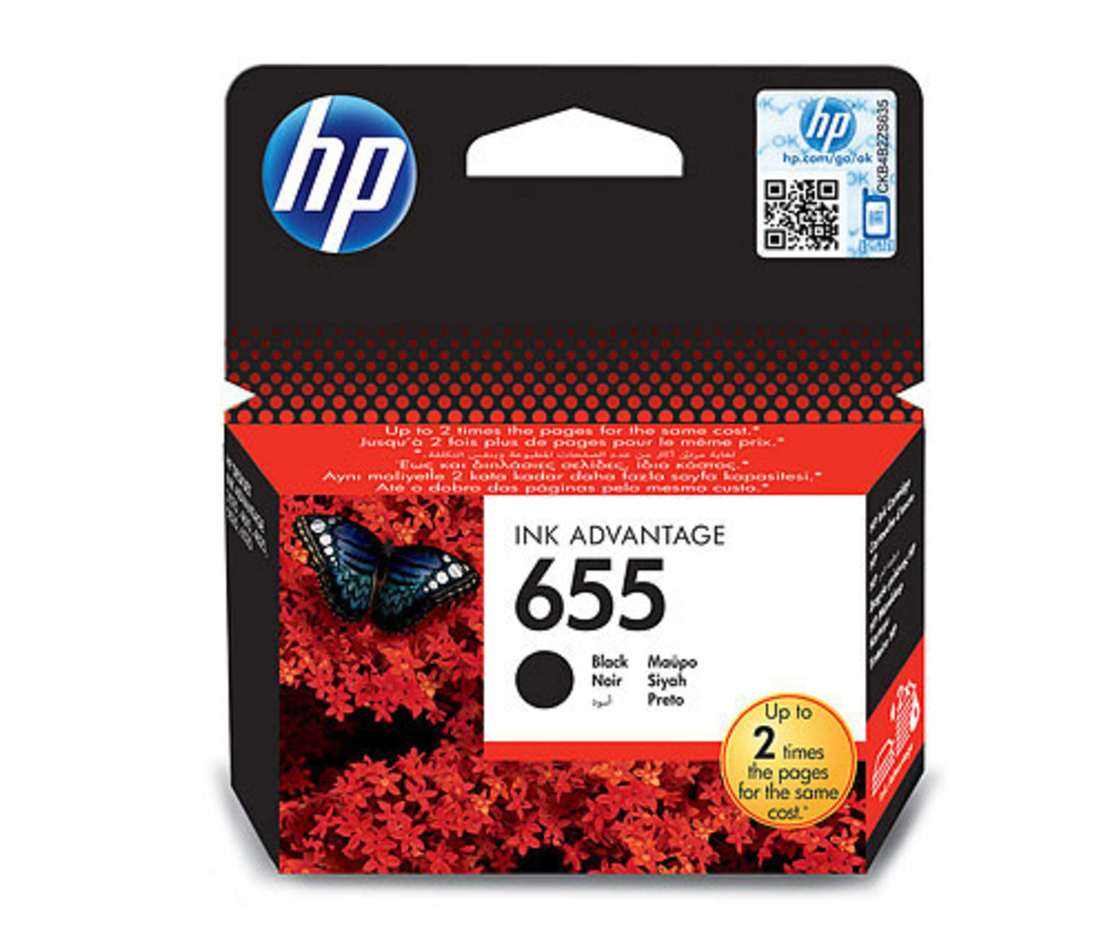 ראש דיו מקורי HP 655 שחור