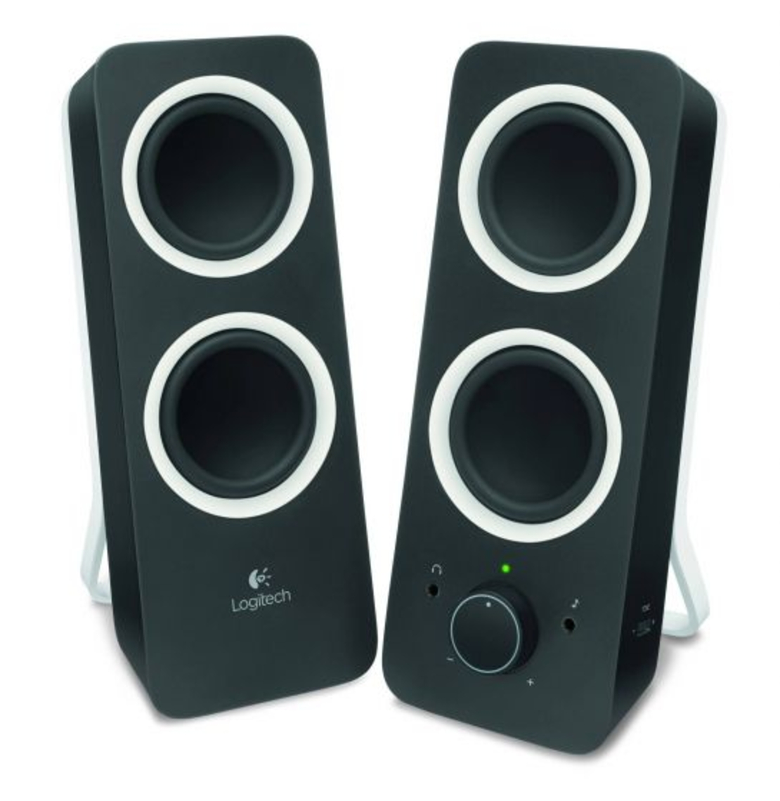 רמקולים למחשב Logitech Z200 2.0 Multimedia  בצבע שחור