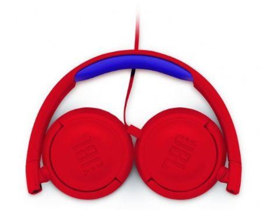 אוזניות קשת לילדים JBL JR300 צבע אדום