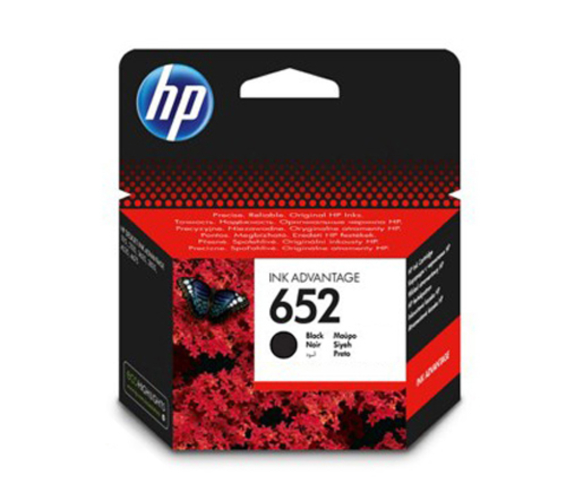 ראש דיו מקורי HP 652 שחור