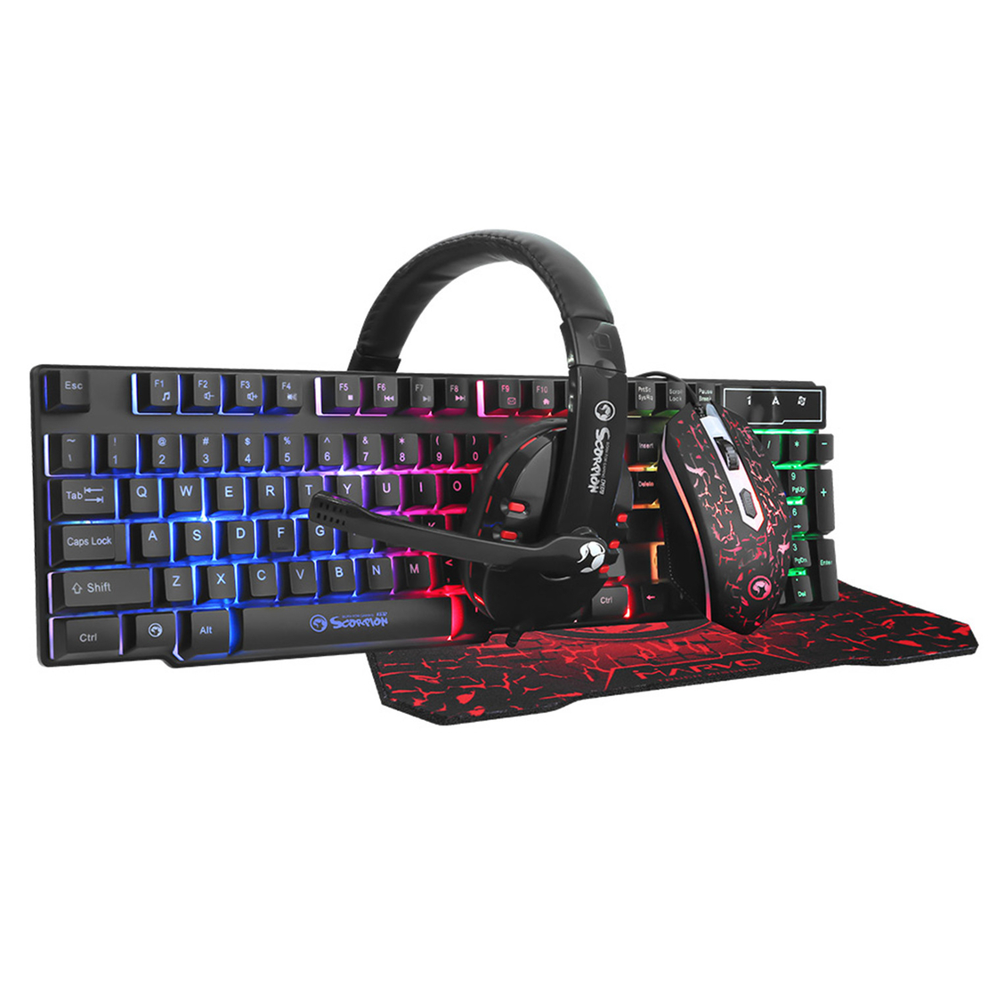 סט גיימינג Marvo SCORPION CM-375 PRO 5-IN-1