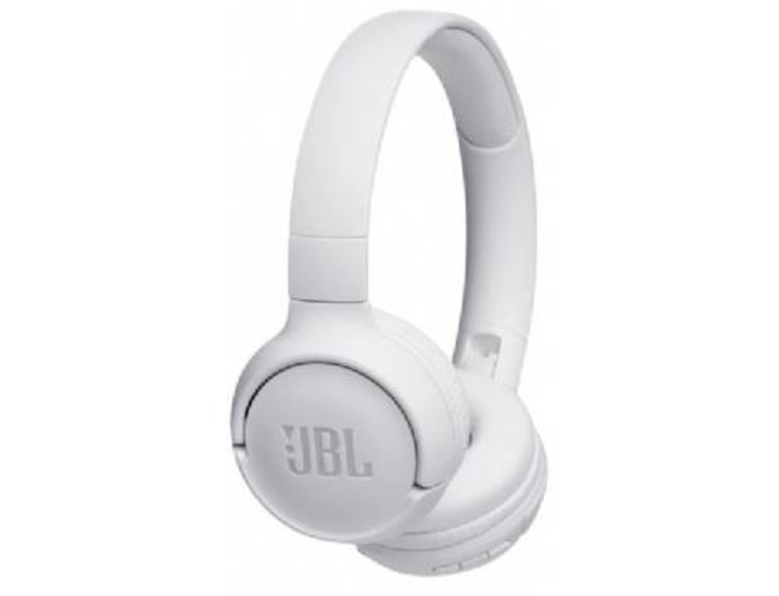 אוזניות קשת חוטיות JBL TUNE T500  לבן