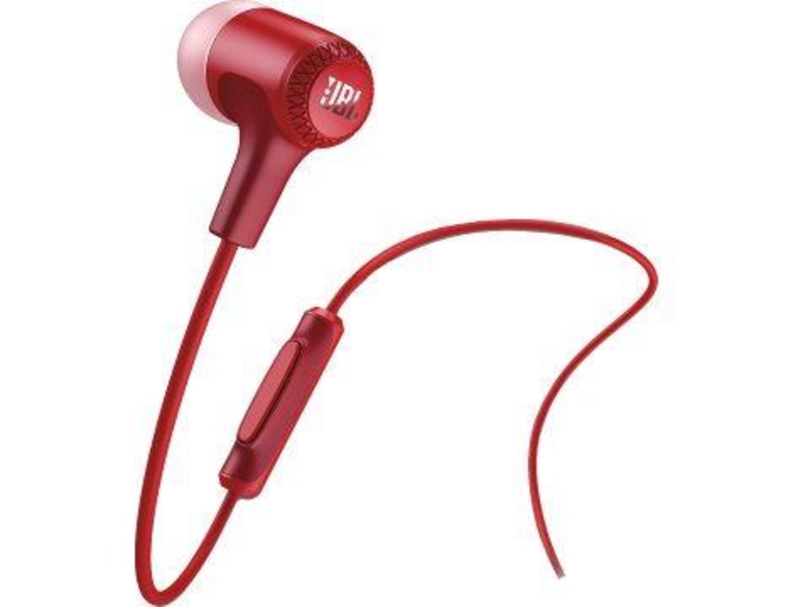 אוזניות JBL IN EAR E15 אדום