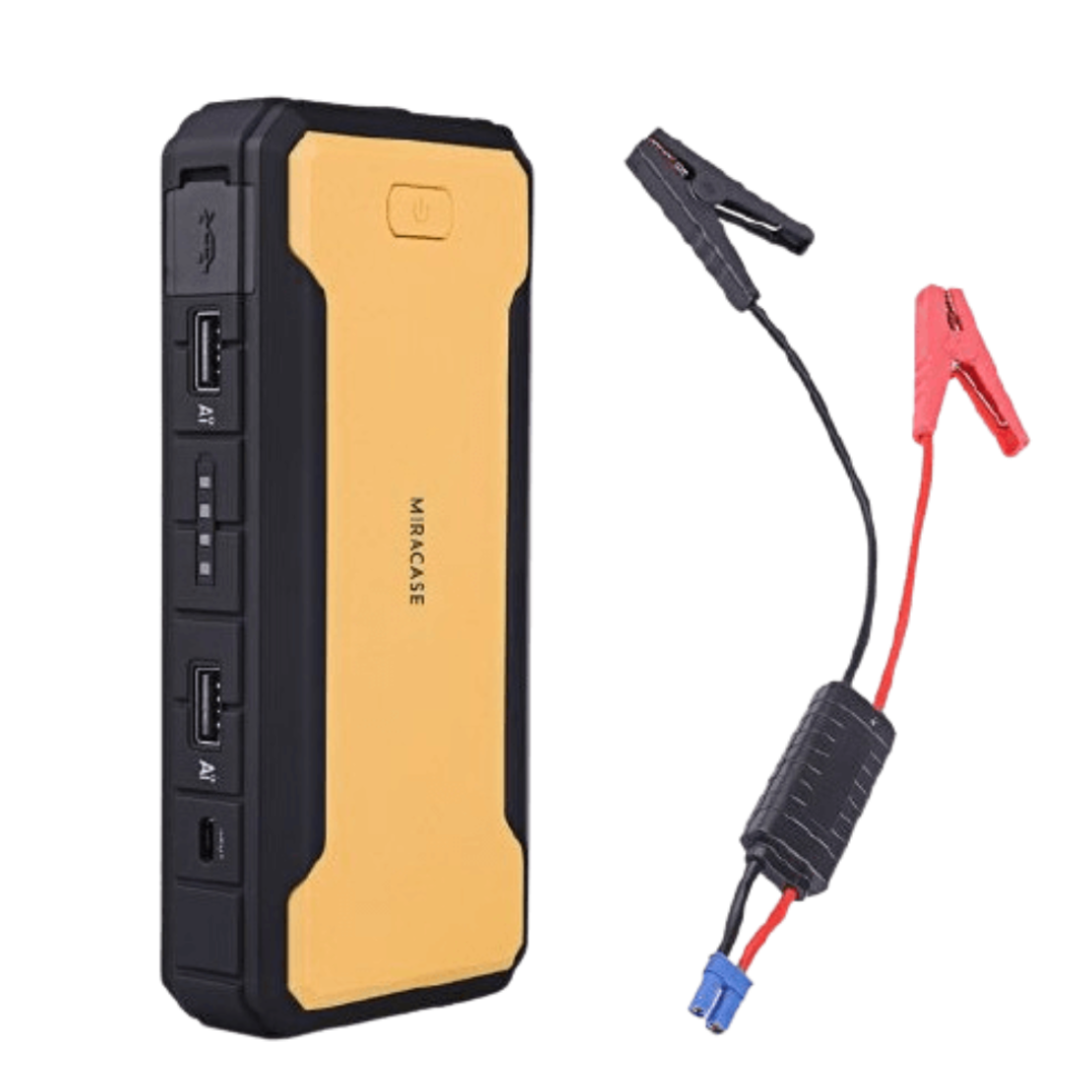 מטען נייד 12,000mAh סוללת התנעה לרכב+פנס Miracase MJSN12000