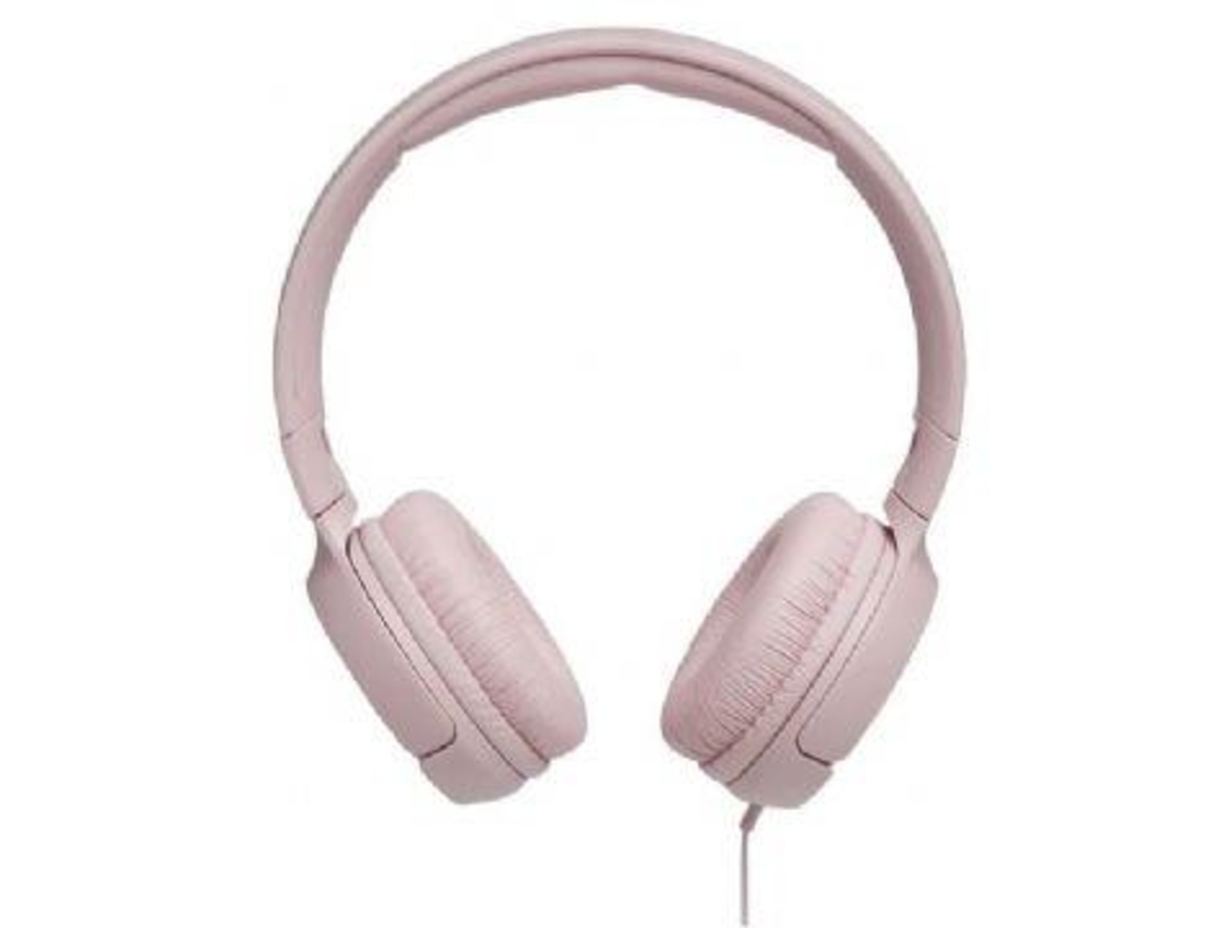 אוזניות קשת חוטיות JBL TUNE T500  ורוד