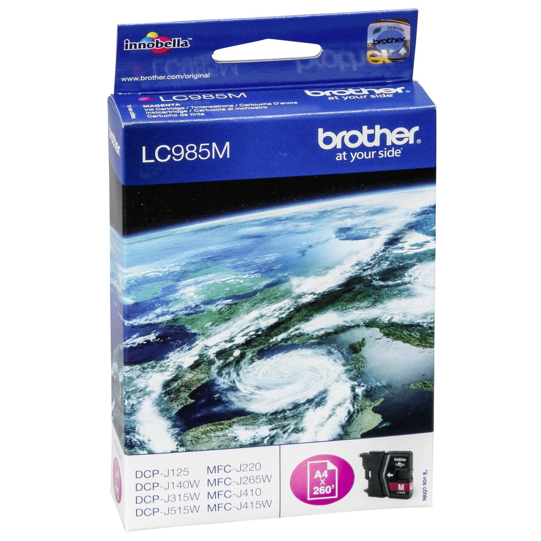 ראש דיו מקורי BROTHER 985 אדום