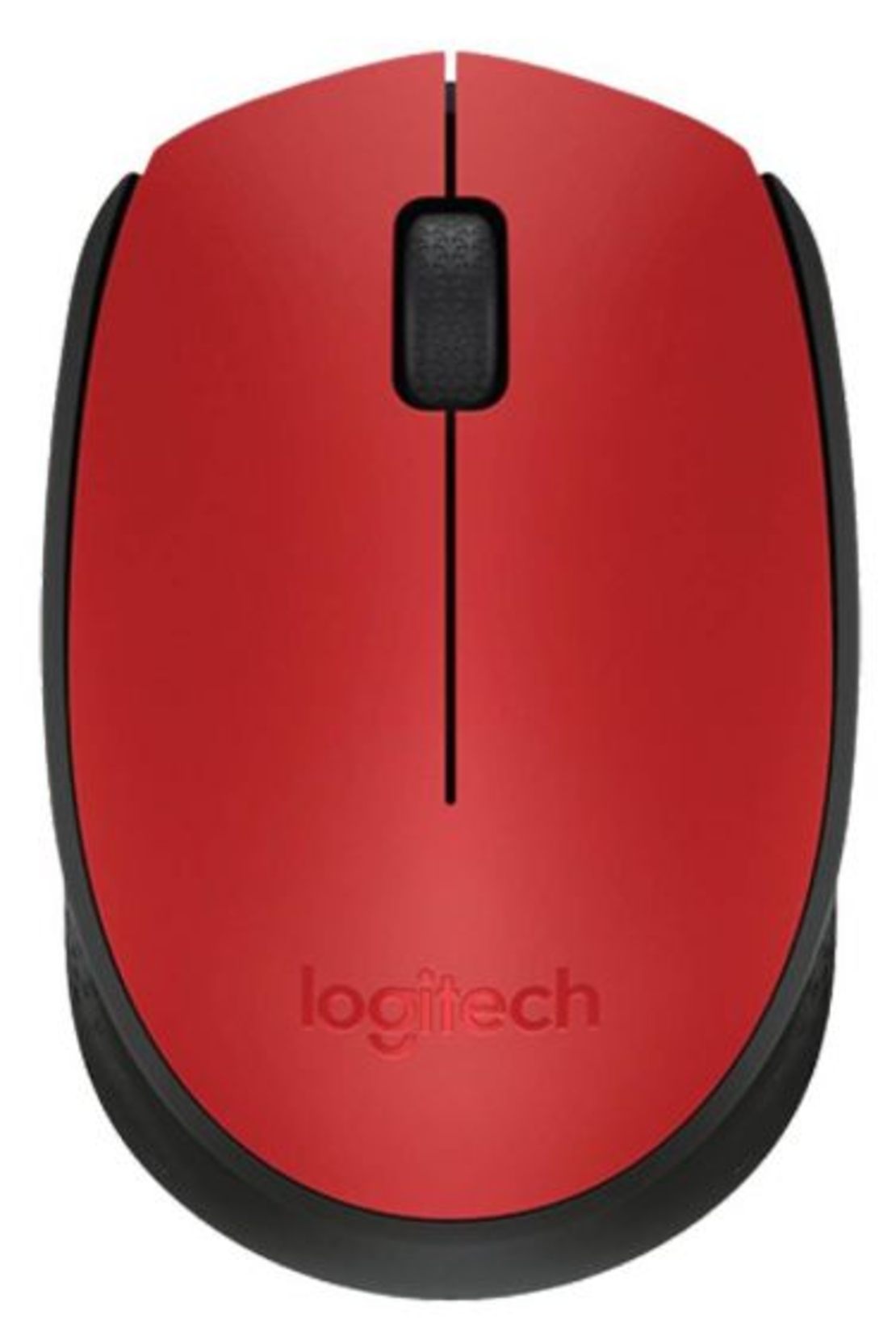 עכבר אלחוטי Logitech M171 - בצבע אדום