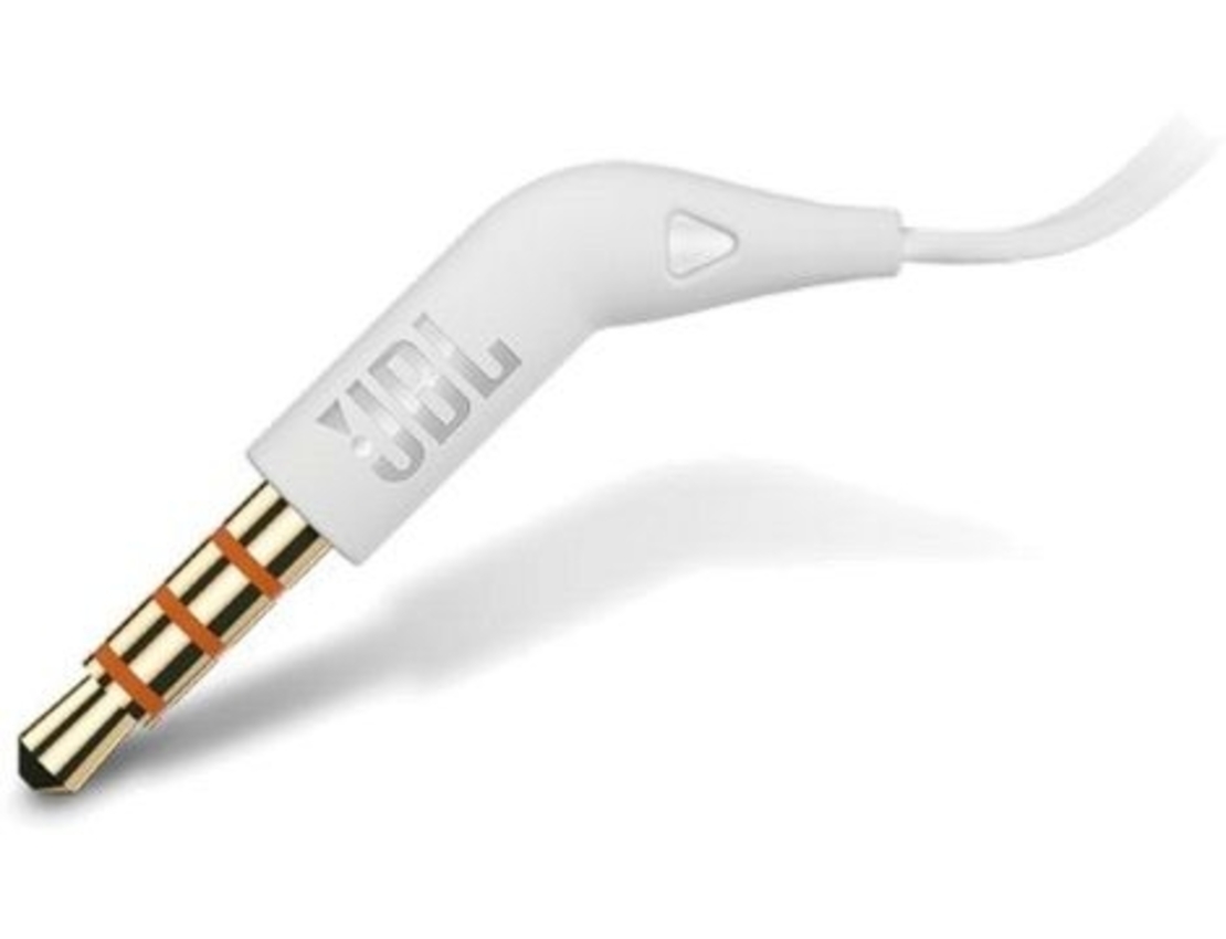 אוזניות IN EAR עם מיקרופון JBL T210 - כסוף\לבן