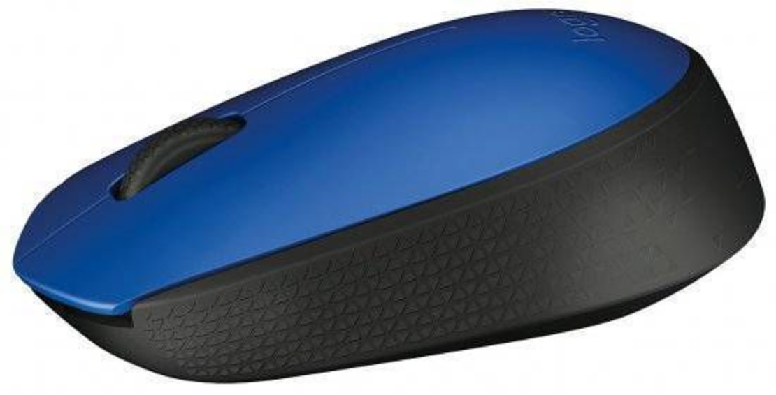 עכבר אלחוטי Logitech M171  - בצבע כחול