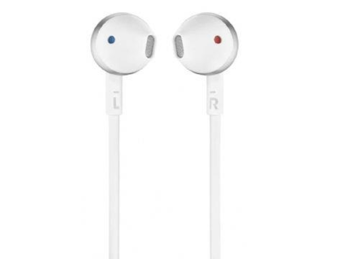 אוזניות JBL T205 IN EAR כרום