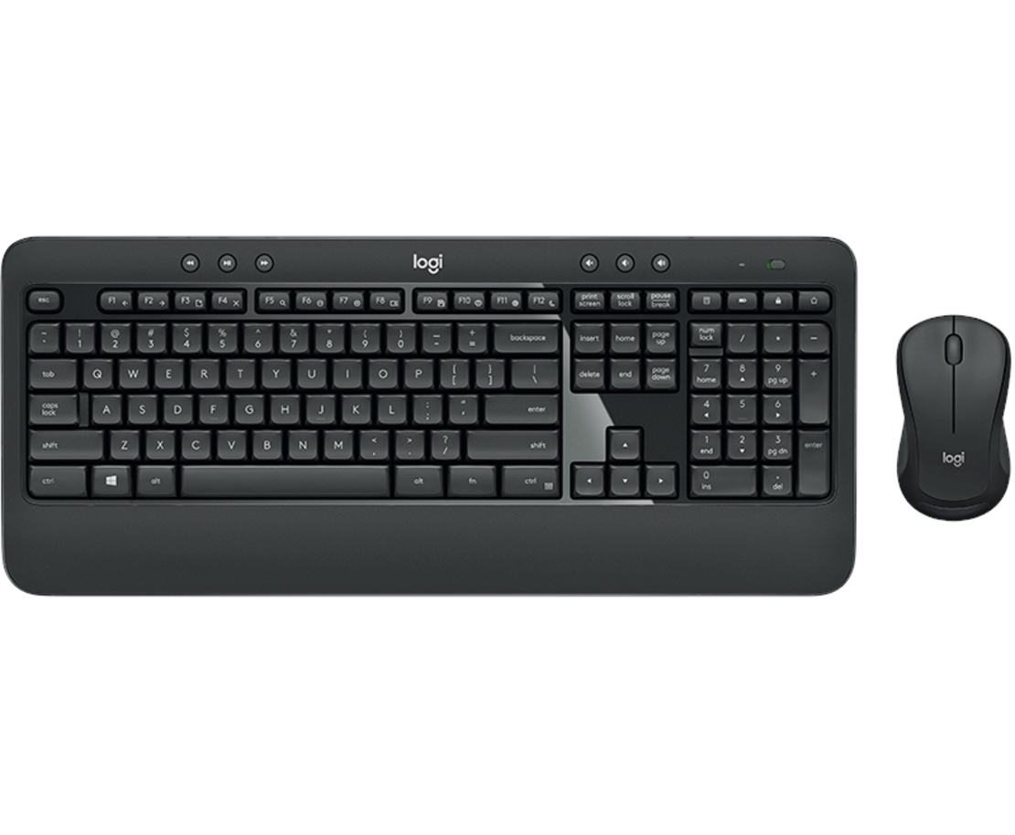 סט מקלדת ועכבר אלחוטיים  Logitech  Advanced Combo
