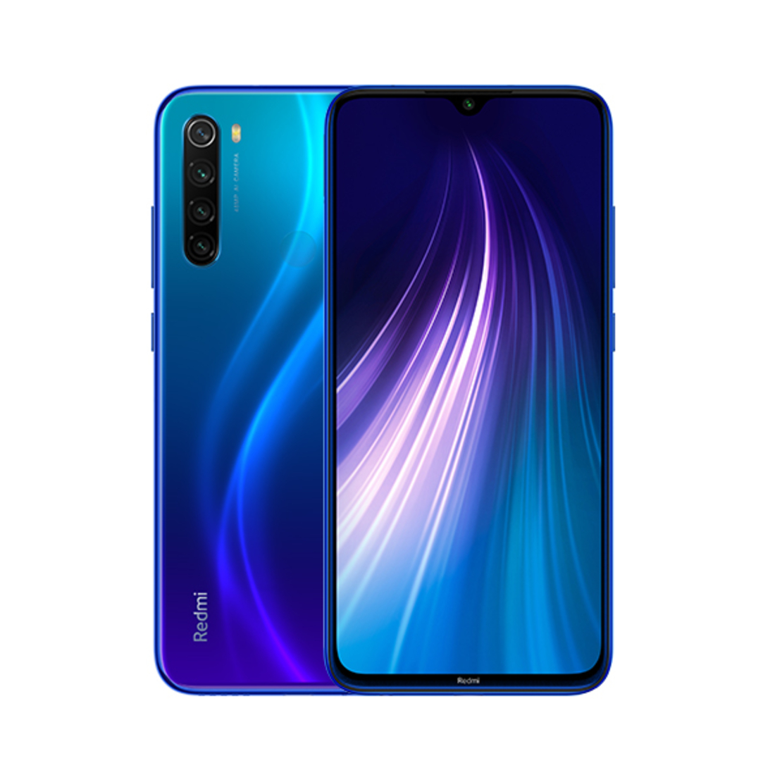 סמארטפון REDMI NOTE 8 גרסה 4GB+128GB בצבע כחול יבואן רשמי