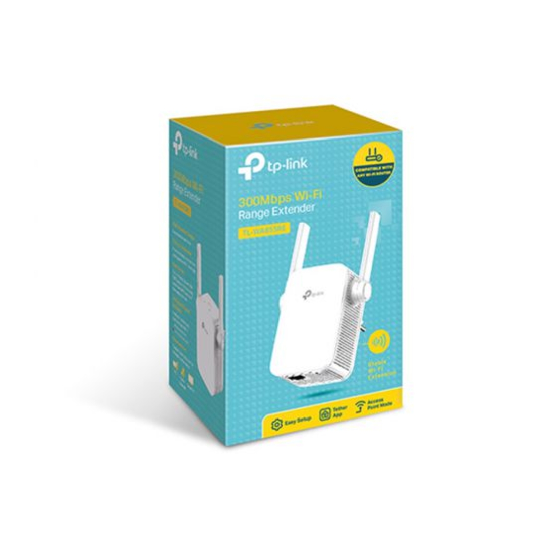 מגדיל טווח אלחוטי בתקן N מהירות TP-Link TL-WA855RE 300Mbps