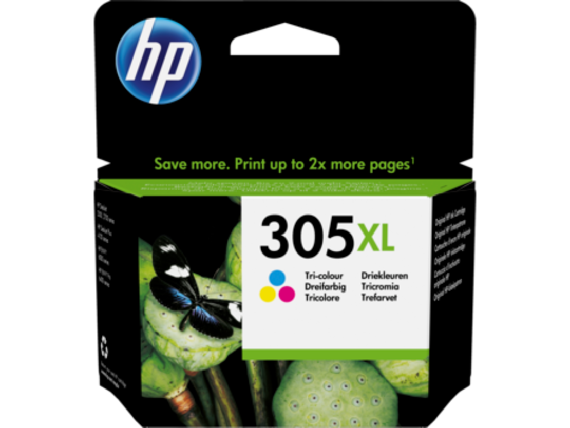 ראש דיו מקורי HP 305XL צבעוני - כמות גדולה