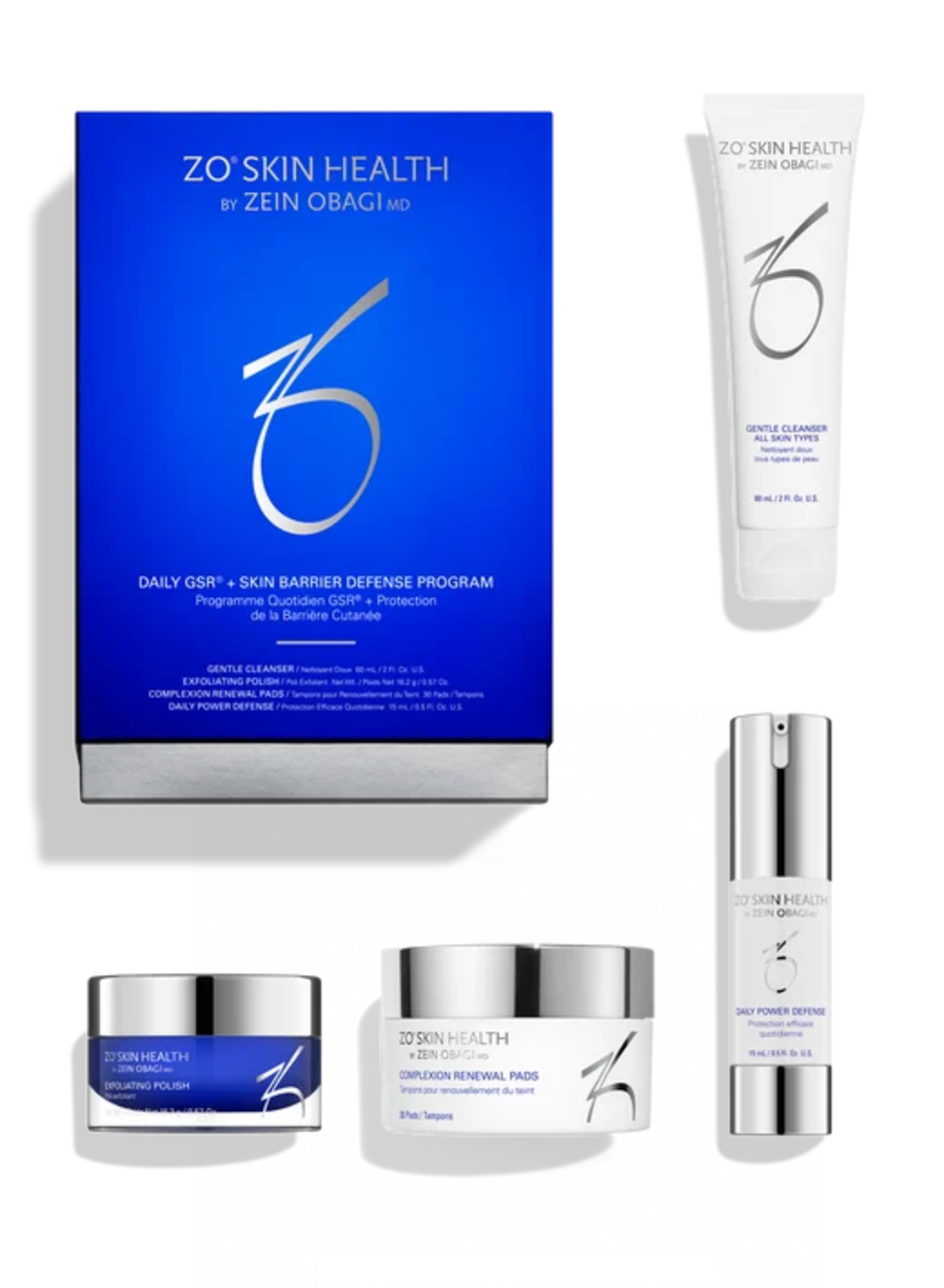 ערכת ZO Skin Health Daily GSR + Skin Barrier Defense Program