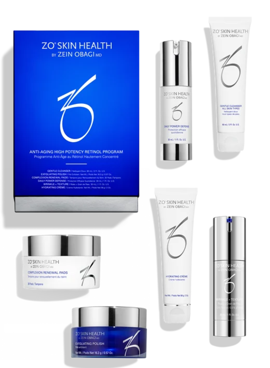 ערכת ZO Skin Health High Potency Retinol Program הכוללת 6 מוצרי טיפוח אנטי־אייג'ינג