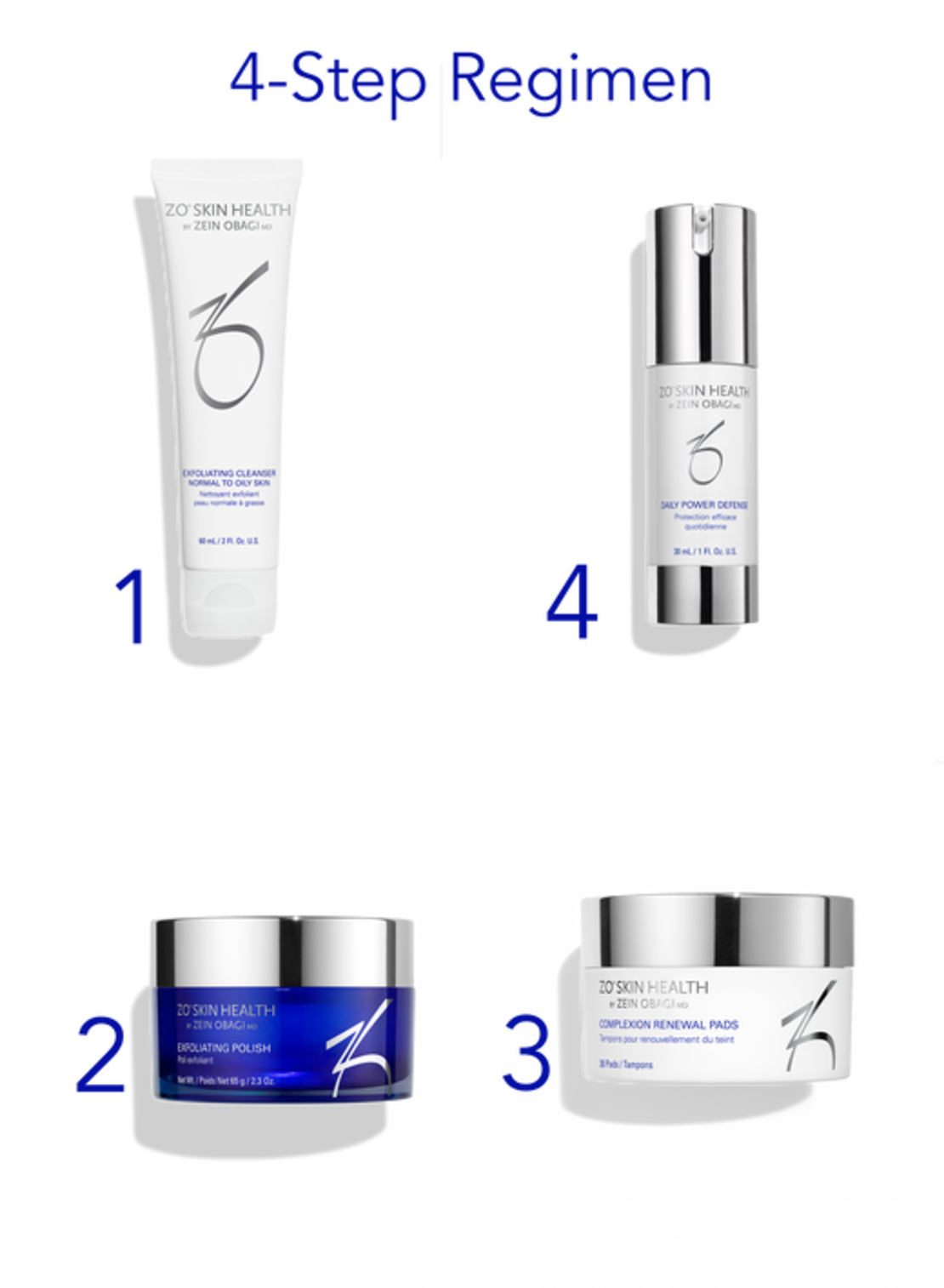DAILY SKIN CARE PROGRAM ZO SKIN-ערכת קרמים בסיסית