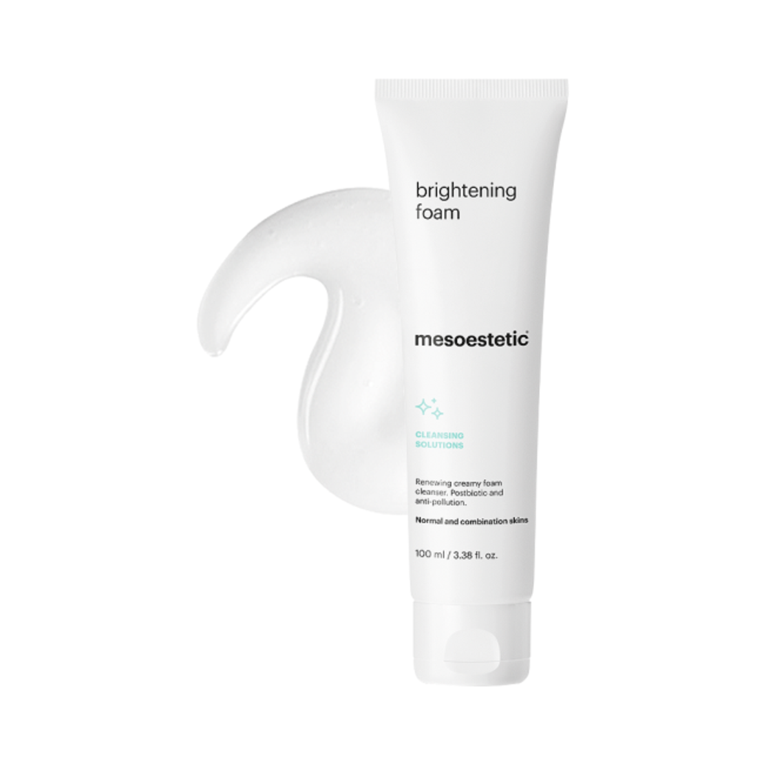 Mesoestetic Brightening Foam 100 מ״ל – אריזת המוצר