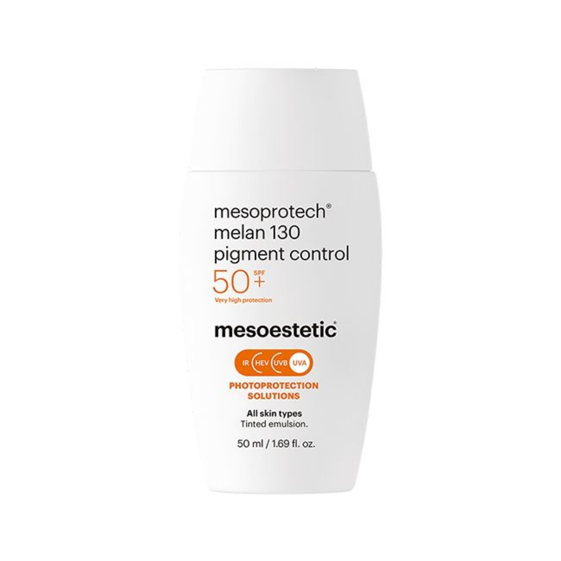 Mesoestetic Mesoprotech Melan 130 Pigment Control 50 מ״ל – אריזת המוצר