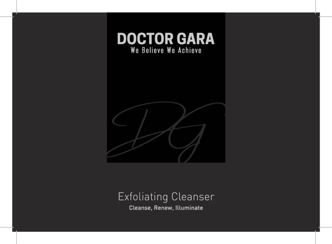 DG- EXFOLIATING CLEANSER סבון ניקוי גרגירים לעור ד''ר גרה