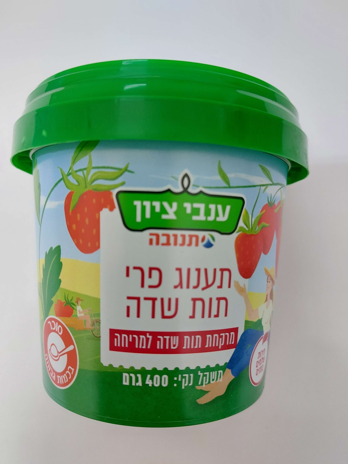 תענוג- קונפיטורה תות שדה 400 גרם