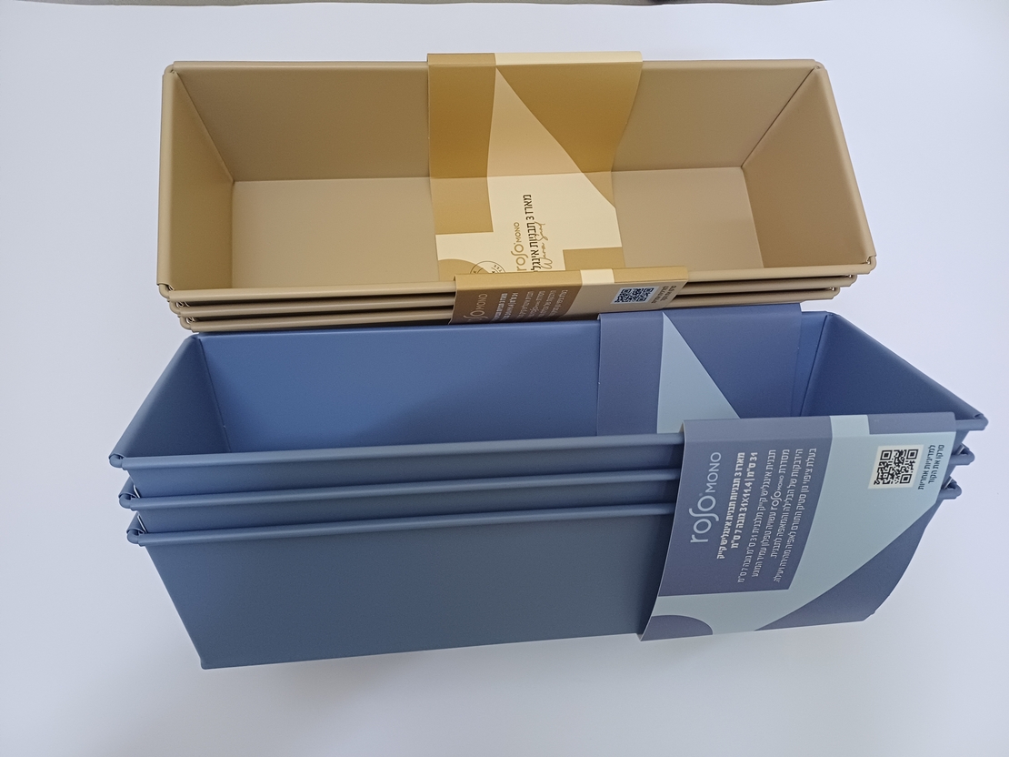 תבניות אינגליש קייק צבעוניות 3 יחידות