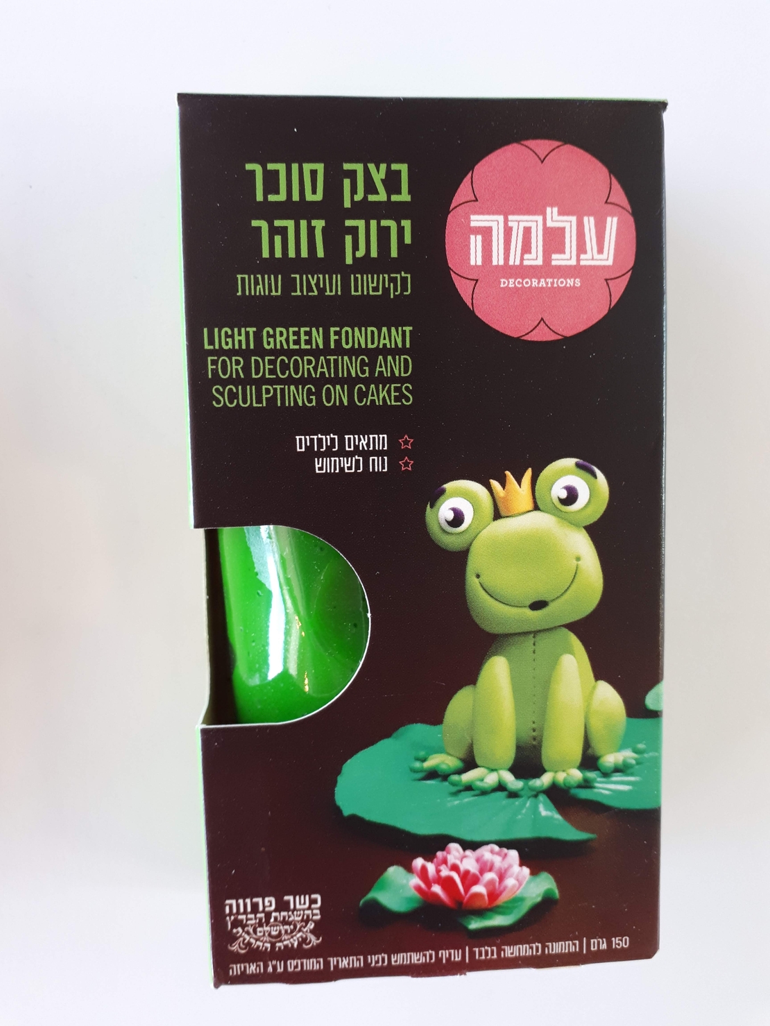 בצק סוכר ירוק 150 גרם
