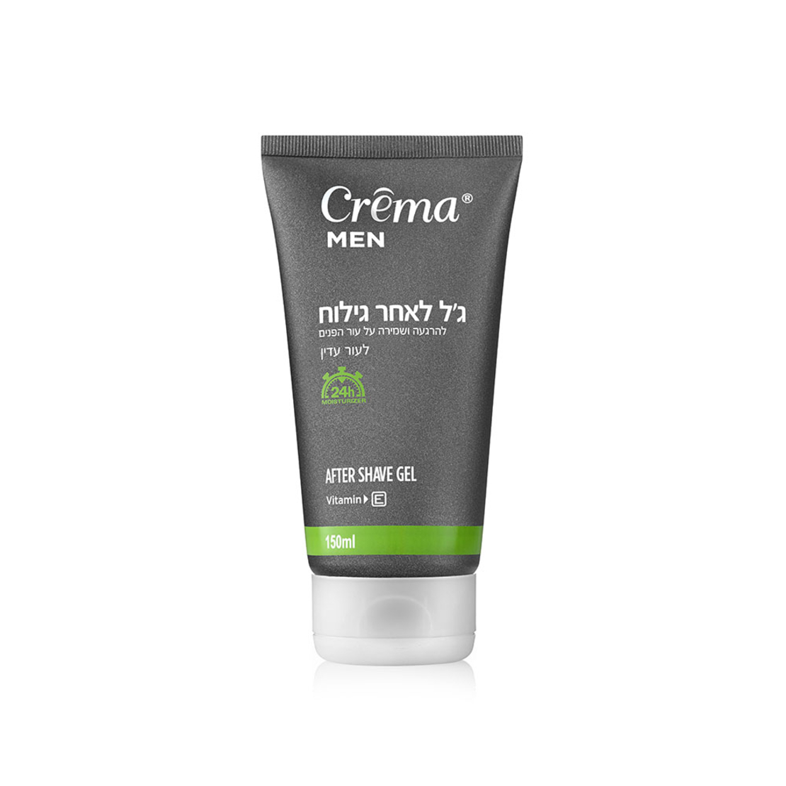 קרמה מן ג'ל לאחר גילוח לעור עדין ללא אלכוהול