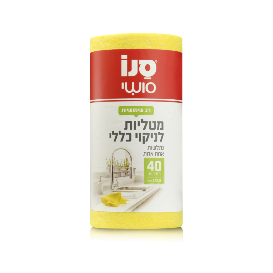 סנו סושי 40 מטליות בגליל