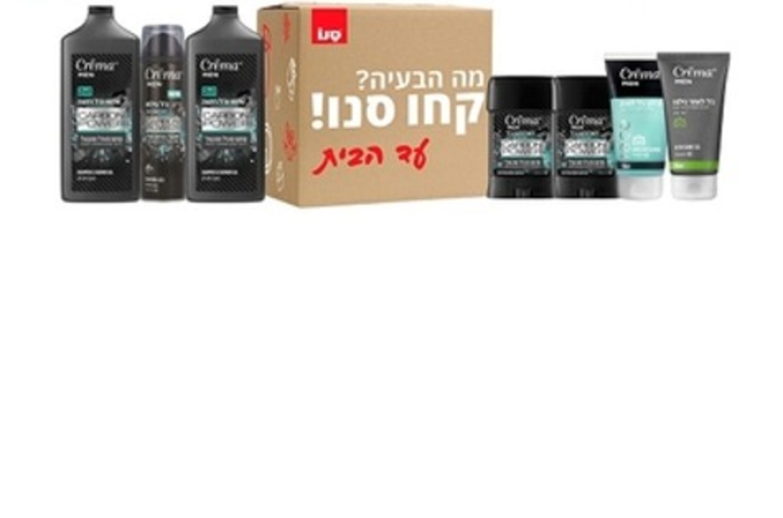 מארז קרמה מן - מוצרי טיפוח לגבר עד הבית