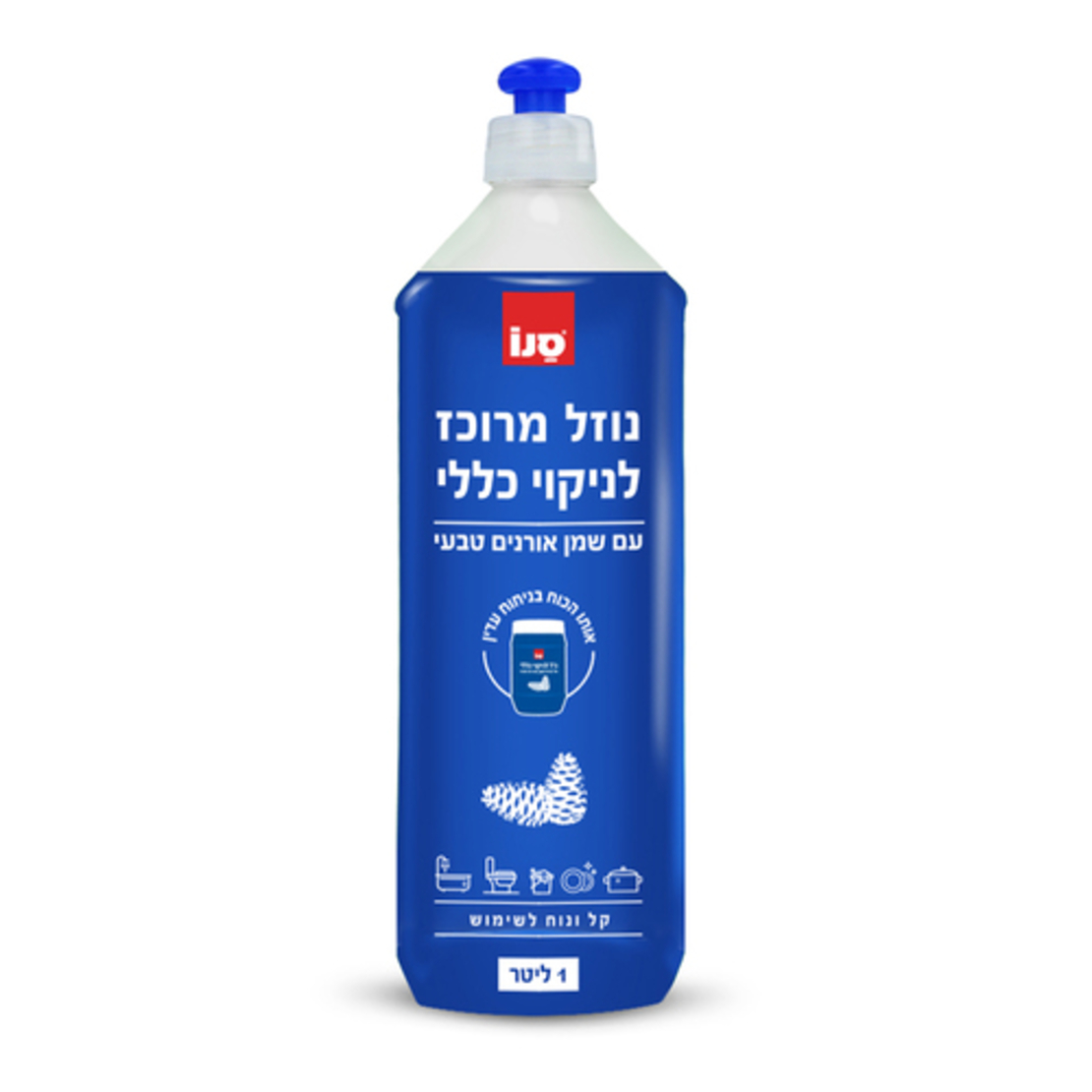 נוזל מרוכז לניקוי כללי עם שמן אורנים טבעי