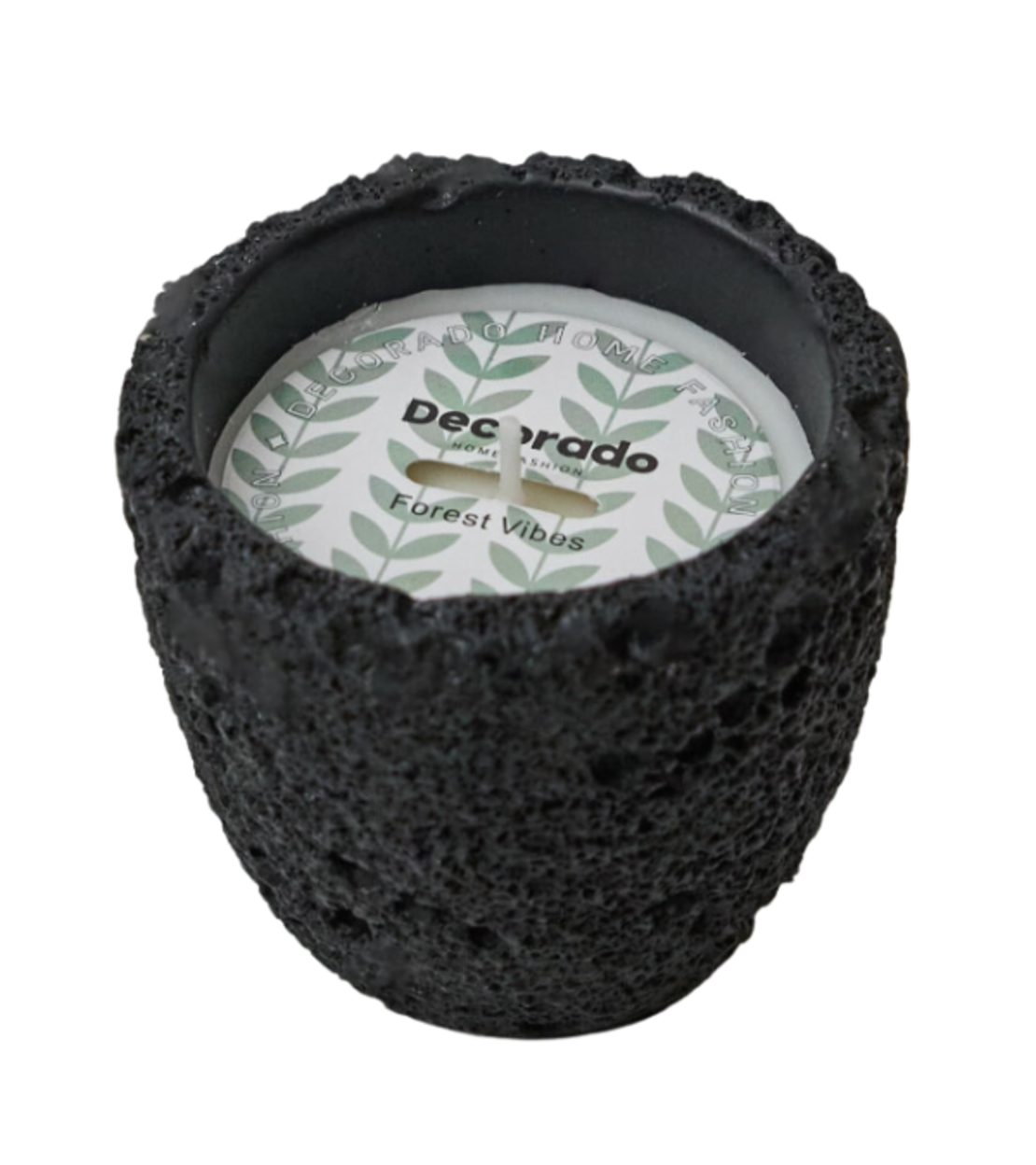 נר יצוק VANILLA GARDENIA שחור