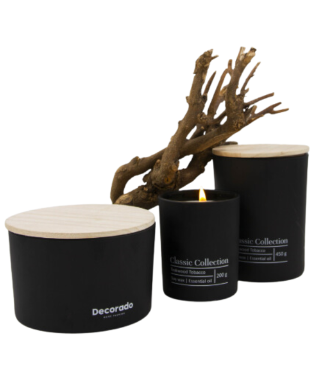TEAKWOOD TABACCO נר סויה 430 גרם