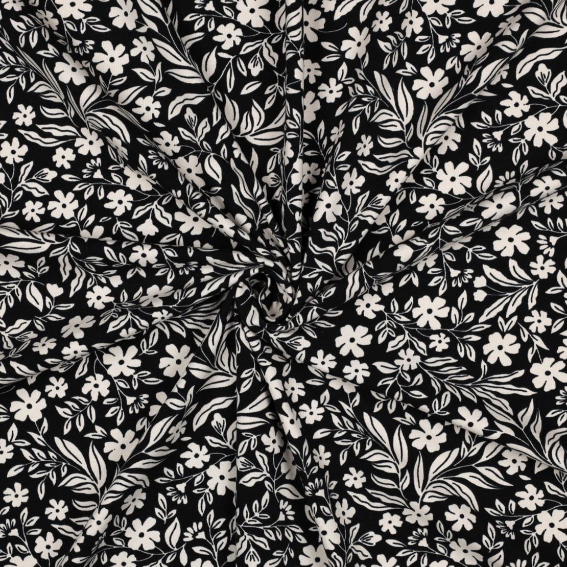 טריקו בוקר בטוסקנה בגווני שחור לבן