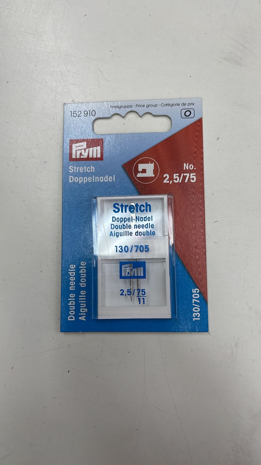 מחט סטרץ כפולה למכונה 