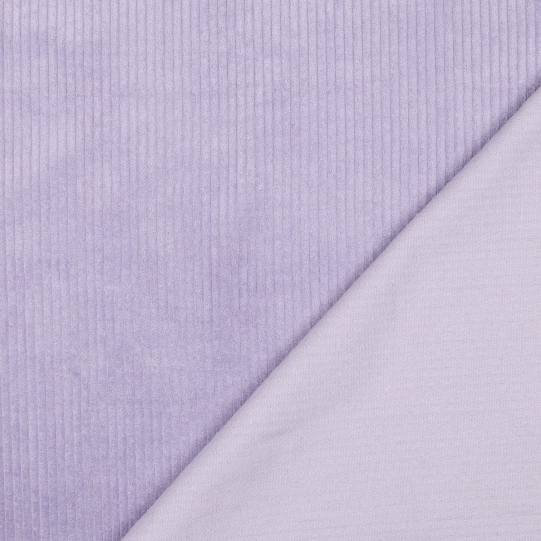 אריג קורדרוי מכובס פס רחב צבע לילך