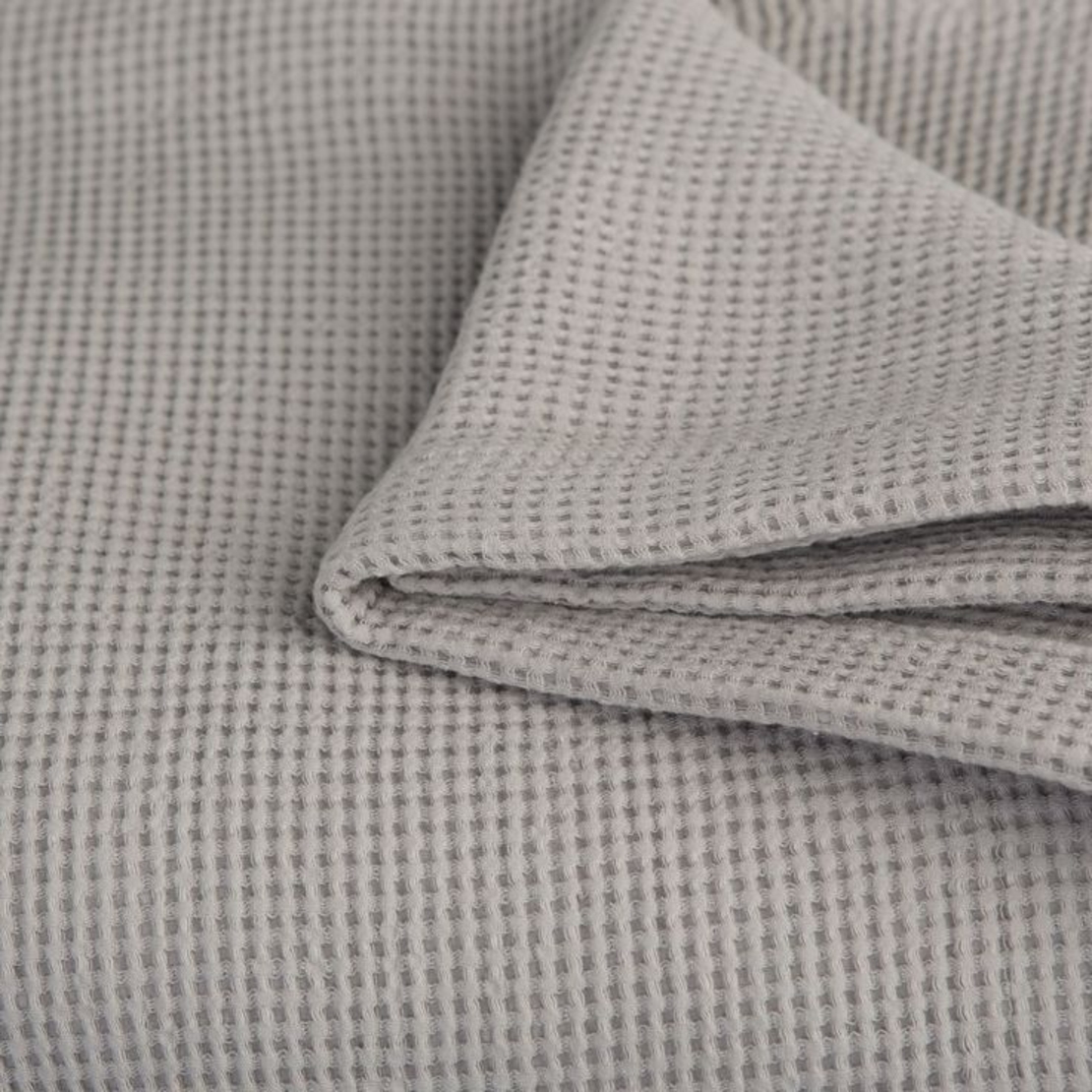 סריג וופל צבע אפור בהיר דגם איזבל