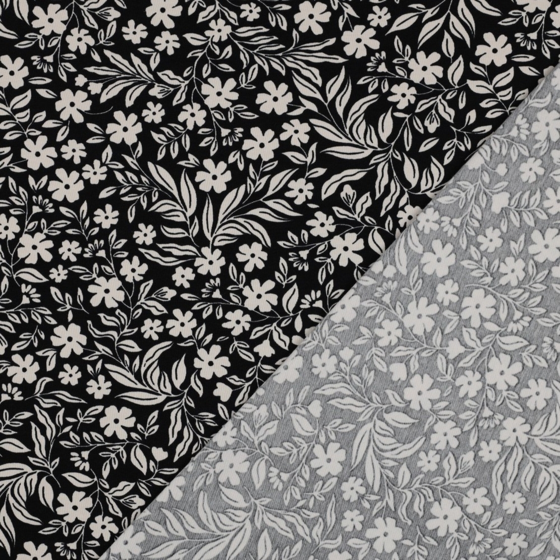 טריקו בוקר בטוסקנה בגווני שחור לבן