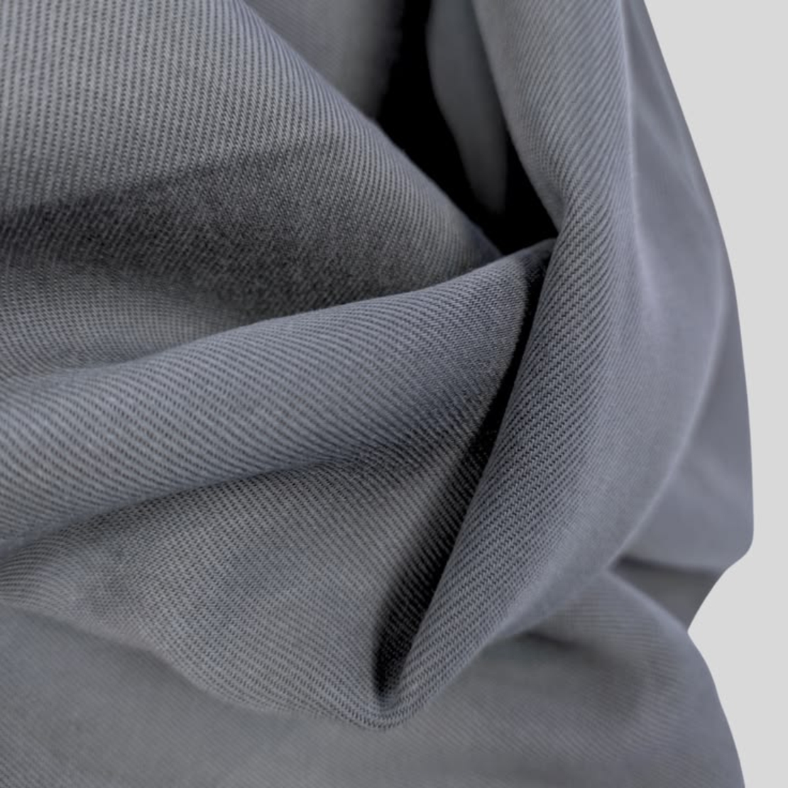 אריג טנסל צבע אפור בינוני