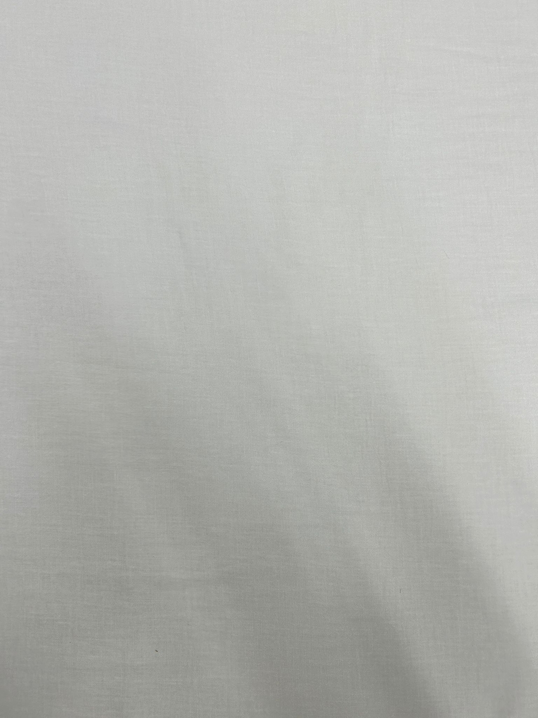 2 מטר אריג דמוי פשתן צבע לבן