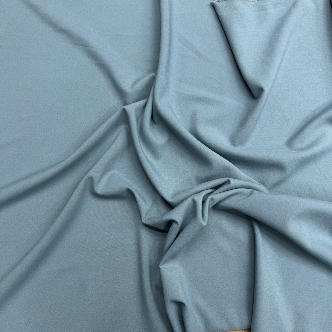 אריג פולי ויסקוזה צבע תכלת דגם פירנצה