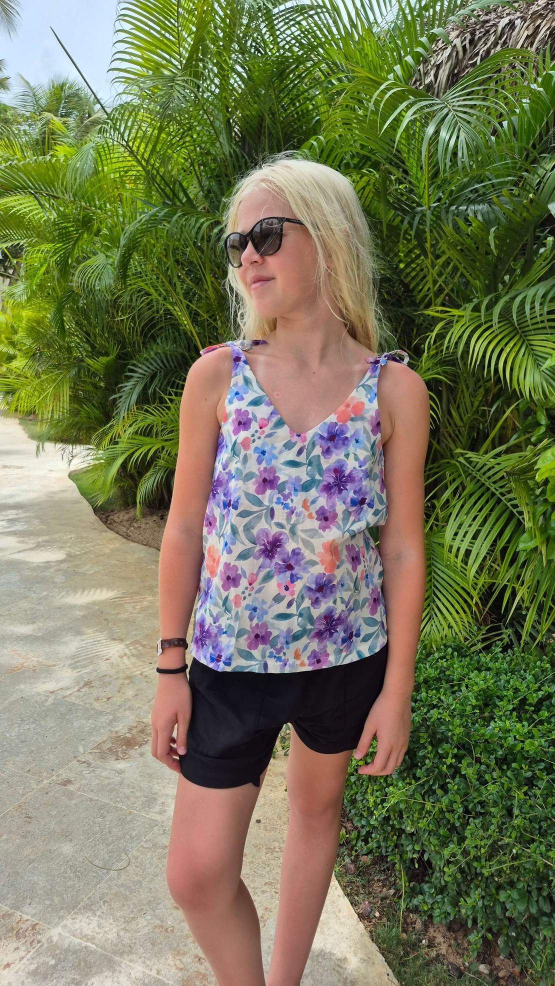 אריג כותנה וואל דפוס פרחים סגלגלים דיגיטלי