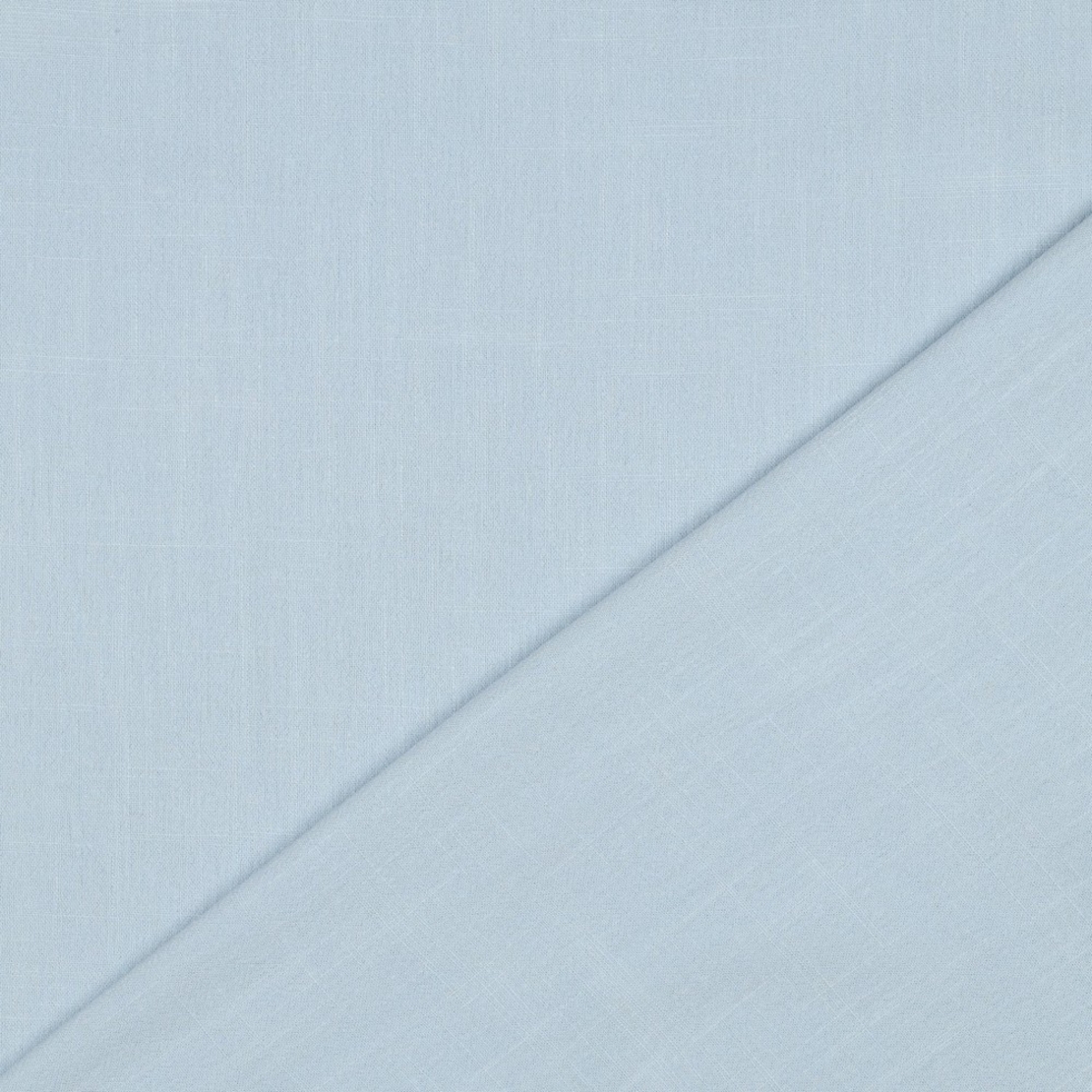 אריג פשתן מכובס צבע תכלת