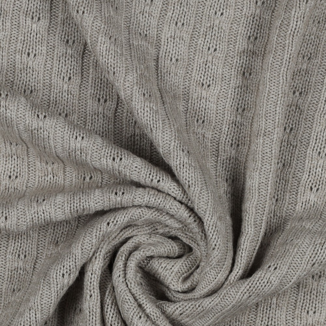 סריג צמות צבע בז