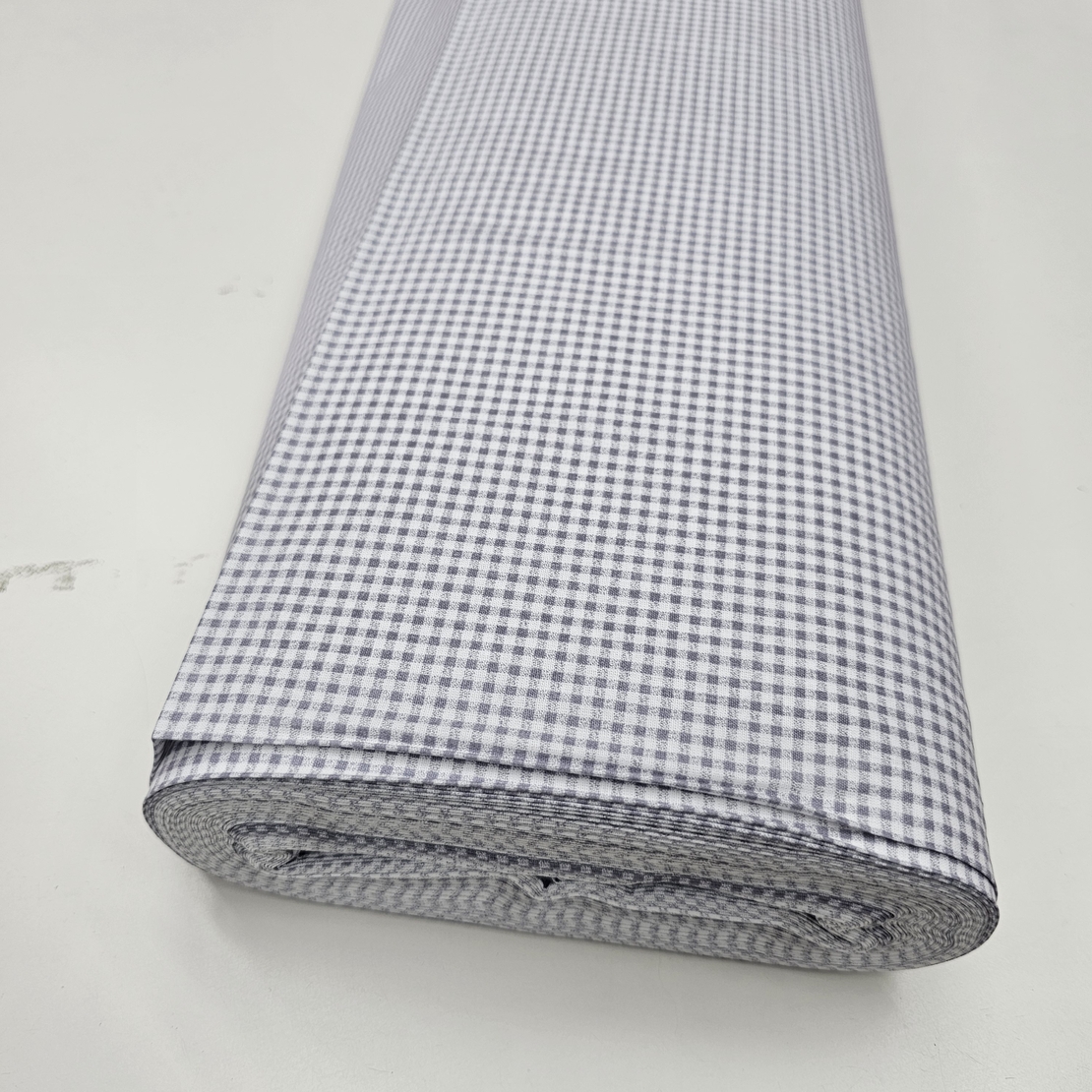 אריג כותנה פפיטה אפור לבן