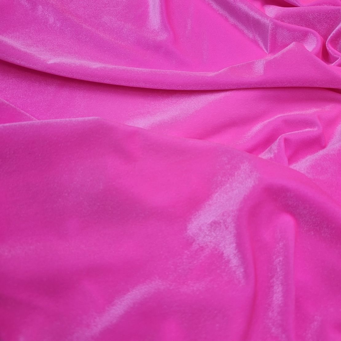 קטיפה משי דגם Panama צבע ורוד נאון