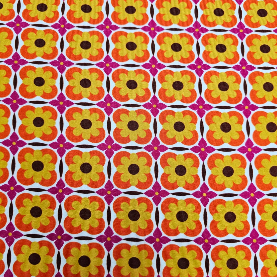 טריקו ויסקוזה דגם ילדי הפרחים