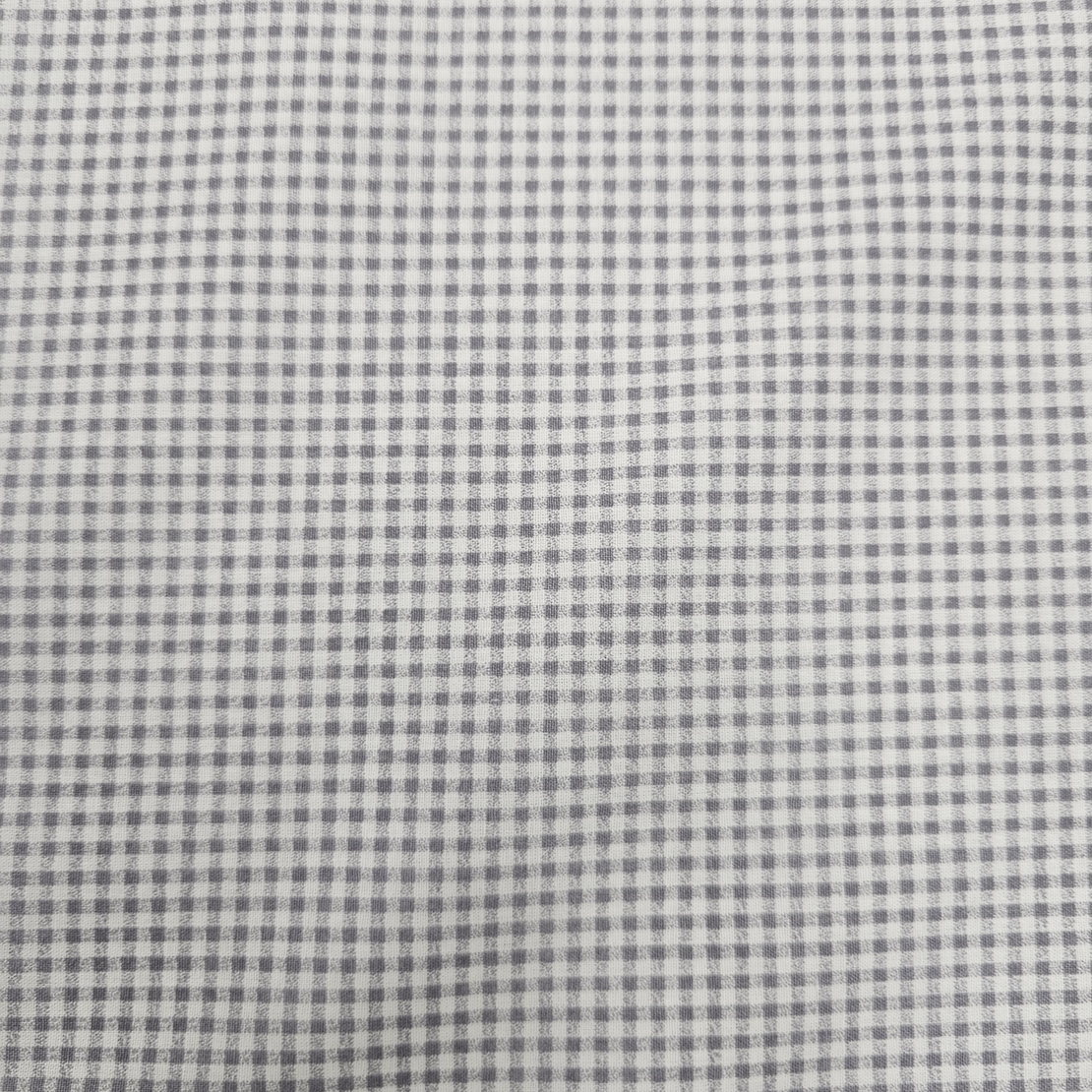 אריג כותנה פפיטה אפור לבן